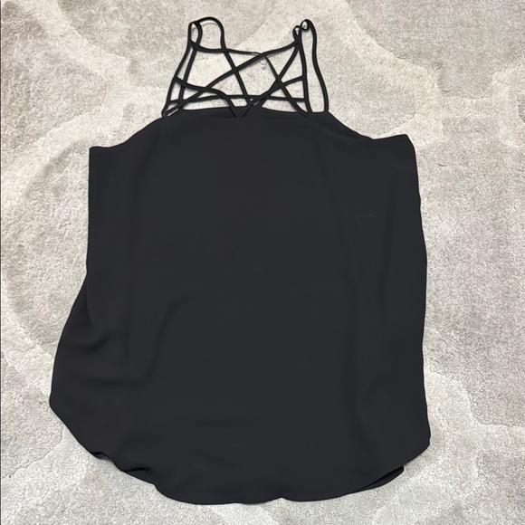 Express Black Backless Tank Top with Intricate Straps - Picture 1 of 3